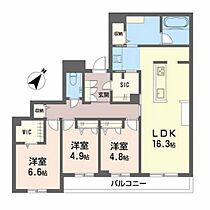 広島県広島市西区高須1丁目（賃貸マンション3LDK・3階・87.86㎡） その2