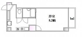 トランプ並木  ｜ 広島県広島市中区中町（賃貸マンション1K・5階・23.70㎡） その1