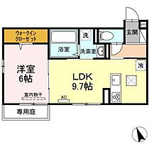 広島県広島市安佐南区長束4丁目（賃貸アパート1LDK・1階・40.39㎡） その1