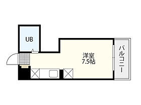 グロワール中広  ｜ 広島県広島市西区中広町3丁目（賃貸マンション1R・6階・17.16㎡） その2