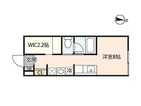 フェリシア地御前  ｜ 広島県廿日市市地御前5丁目（賃貸アパート1R・2階・21.28㎡） その2