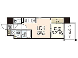 LiveCasa土橋 11階1LDKの間取り