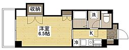K'sB祇園 1Kの間取図画像