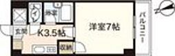 メイユール廣兼 1Kの間取図画像