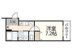 マルベリーフィールド伴東 1Kの間取図画像