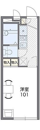 レオパレスTSUKUDA_間取り_0