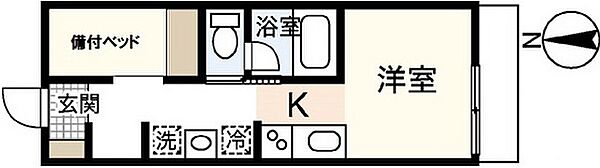 広島県広島市安佐南区東野3丁目(賃貸アパート1R・2階・21.28㎡)の写真 その2