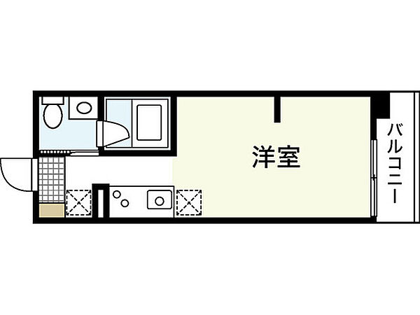 広島県広島市南区丹那町(賃貸アパート1R・1階・21.00㎡)の写真 その2