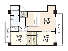 広島県広島市西区古江西町（賃貸マンション2LDK・2階・58.18㎡） その2