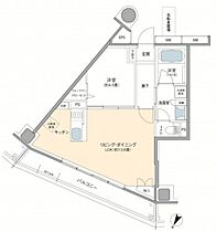 広島県広島市中区竹屋町（賃貸マンション1LDK・10階・42.74㎡） その2