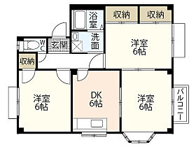 広島県広島市西区井口台1丁目（賃貸アパート3DK・2階・55.44㎡） その2