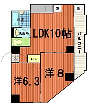 広島県広島市中区舟入幸町（賃貸マンション2LDK・2階・50.00㎡） その2