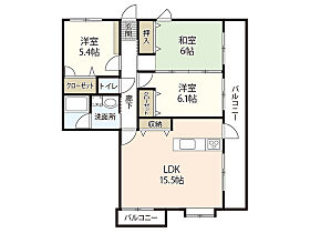 広島県広島市南区仁保新町1丁目（賃貸マンション3LDK・3階・73.15㎡） その2