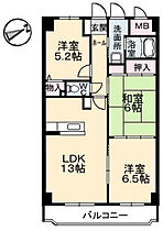 広島県広島市西区南観音2丁目（賃貸マンション3LDK・4階・64.71㎡） その2