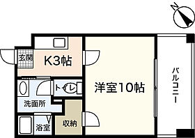 広島県広島市安佐南区古市2丁目（賃貸マンション1K・3階・31.50㎡） その2