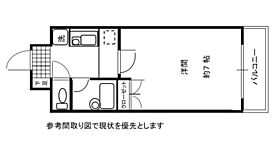 広島県廿日市市串戸1丁目（賃貸マンション1K・6階・22.00㎡） その2