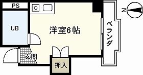 広島県広島市中区本川町2丁目（賃貸マンション1K・2階・14.58㎡） その2