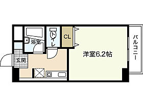 パドマハイツキドII  ｜ 広島県広島市西区楠木町1丁目（賃貸マンション1K・2階・20.80㎡） その2