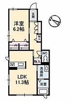 広島県広島市南区西本浦町（賃貸アパート1LDK・1階・47.32㎡） その2