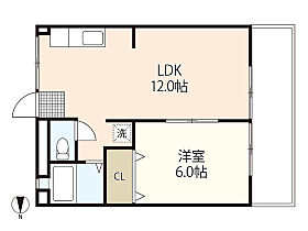 広島県広島市中区千田町2丁目（賃貸マンション1LDK・7階・38.00㎡） その2