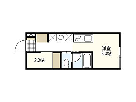 広島県広島市佐伯区五日市町石内（賃貸アパート1R・1階・20.44㎡） その2