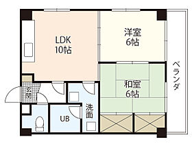 広島県広島市南区皆実町4丁目（賃貸マンション2LDK・4階・51.35㎡） その2