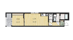 広島県広島市中区吉島東1丁目（賃貸アパート1LDK・3階・31.80㎡） その2