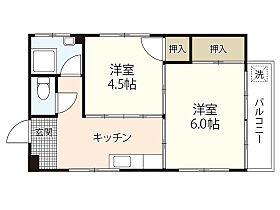 広島県広島市中区江波二本松2丁目（賃貸マンション2K・4階・32.00㎡） その2