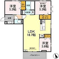 広島県東広島市西条町寺家（賃貸アパート3LDK・2階・72.09㎡） その2