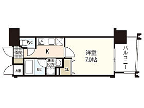 広島県広島市東区若草町（賃貸マンション1K・7階・23.54㎡） その1