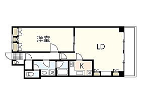 広島県広島市中区上幟町（賃貸マンション1LDK・7階・65.24㎡） その2