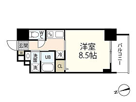 広島県広島市中区河原町（賃貸マンション1K・9階・27.18㎡） その2