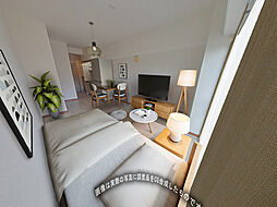 第2上竹ビル 1階ワンルームのリビング/ダイニング