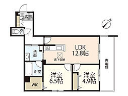 フィグ古江東町 1階2LDKの間取り