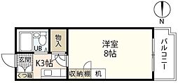 間取図画像 1K