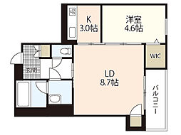 Ｏｌｉｖｉｅｒ 2階1LDKの間取り