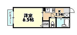 グリーンヒル 1Kの間取図画像