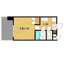 NEW'Sビル 1Kの間取図画像