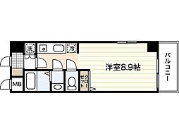 Axis大塚西 ワンルームの間取図画像