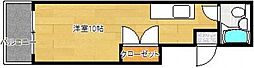 和秀ビル ワンルームの間取図画像