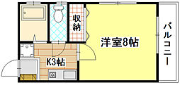 山根ビル光南 1Kの間取図画像