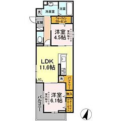 物件の間取り