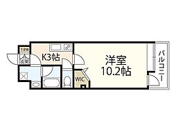 ウェスティン鉄砲町 1Kの間取図画像