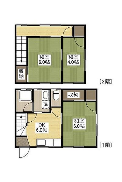 広島県広島市安芸区矢野西3丁目(賃貸アパート3DK・1階・57.96㎡)の写真 その2