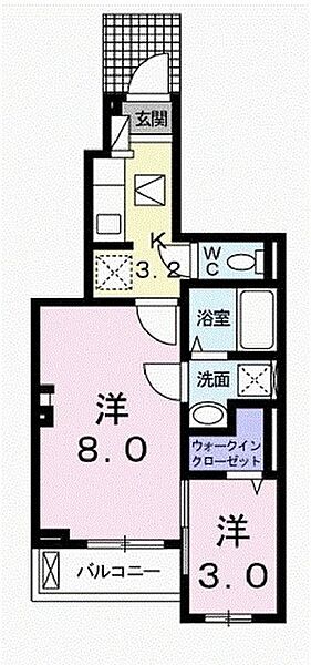 広島県広島市安佐南区八木9丁目(賃貸アパート1K・1階・34.01㎡)の写真 その2