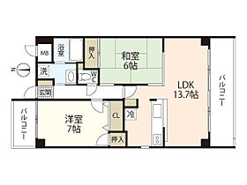 ＡＸＡ大手町  ｜ 広島県広島市中区大手町4丁目（賃貸マンション2LDK・5階・60.62㎡） その2