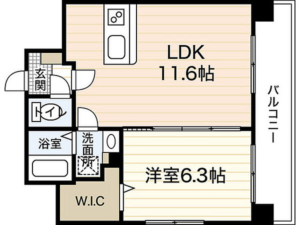 KatayamaBLDG26 ｜広島県広島市南区的場町1丁目(賃貸マンション1LDK・10階・40.24㎡)の写真 その2