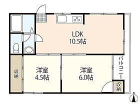 広島県広島市佐伯区三宅1丁目（賃貸マンション2LDK・4階・40.25㎡） その2