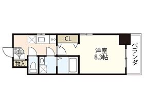 広島県広島市西区天満町（賃貸マンション1K・7階・26.90㎡） その2