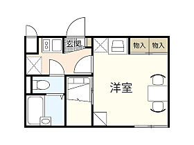 広島県安芸郡府中町石井城1丁目（賃貸アパート1K・1階・19.87㎡） その2